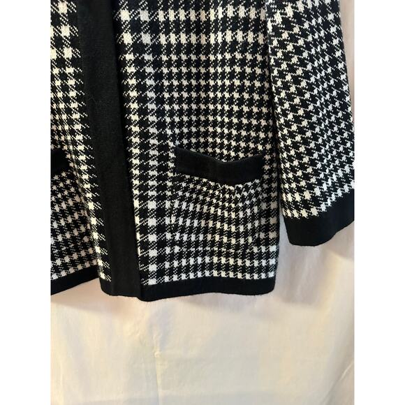 Designers Originals Houndstooth Three-Button Jacket – Size Large - Picture 2 of 5